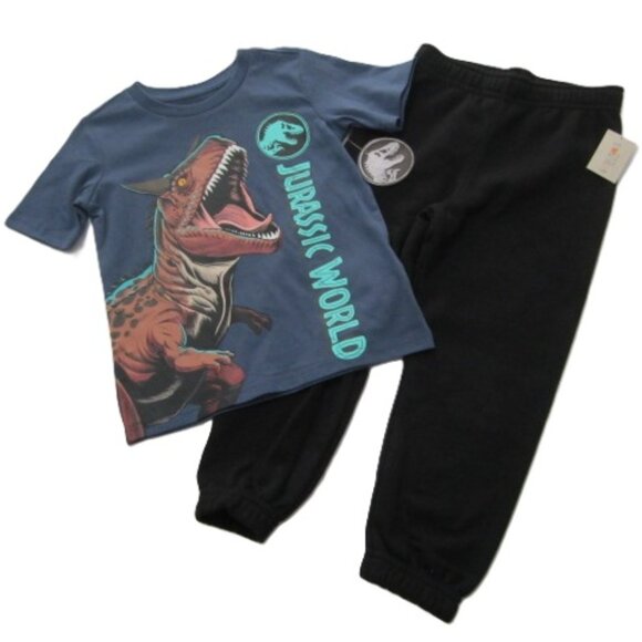 Jurassic T-Shirt Sweat Pant Dino Toy & Gift bag NEW - Picture 2 of 6
